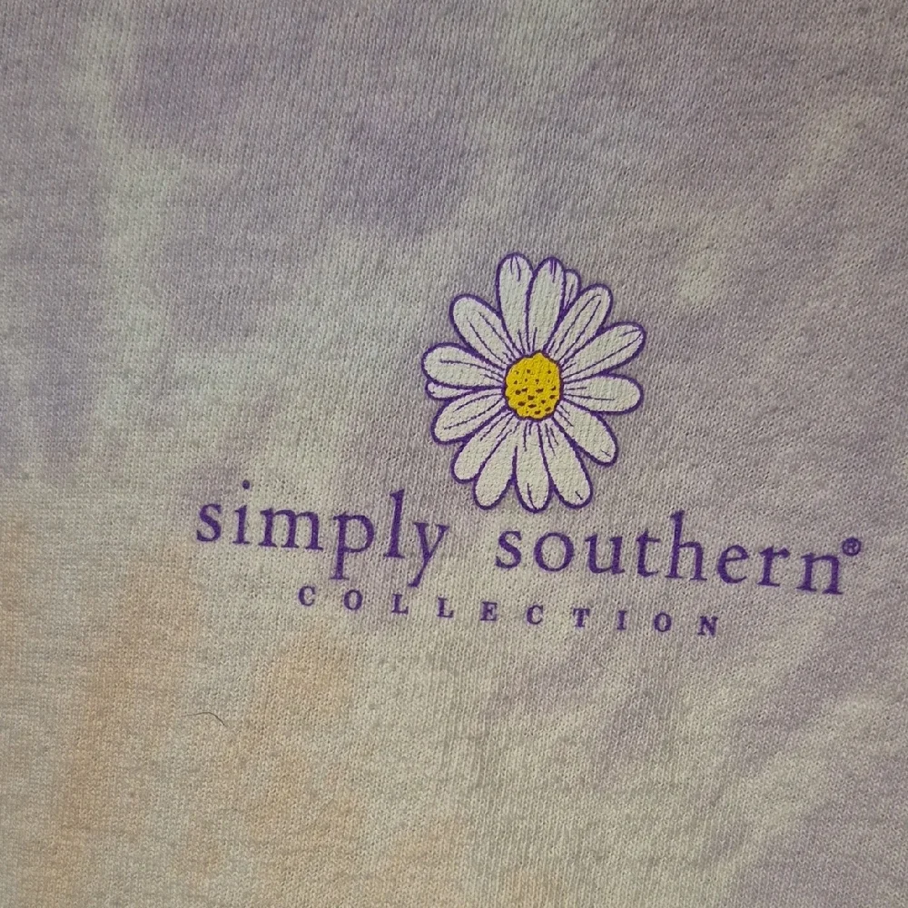 Simply Southern Women's Easter Large Pastel Tie-Dye Shirt - Picture 6 of 9